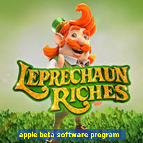 apple beta software program